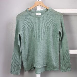Lucky Brand Green Wool Sweater Top Size XS